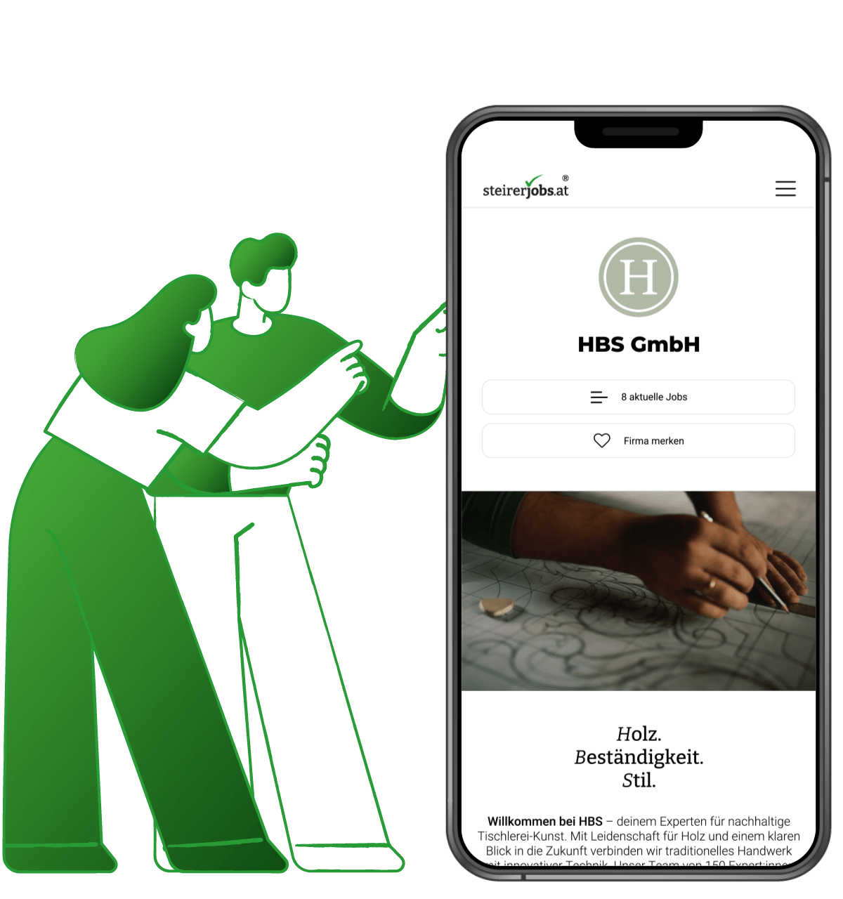 Arbeitgeberprofil auf steirerjobs.at