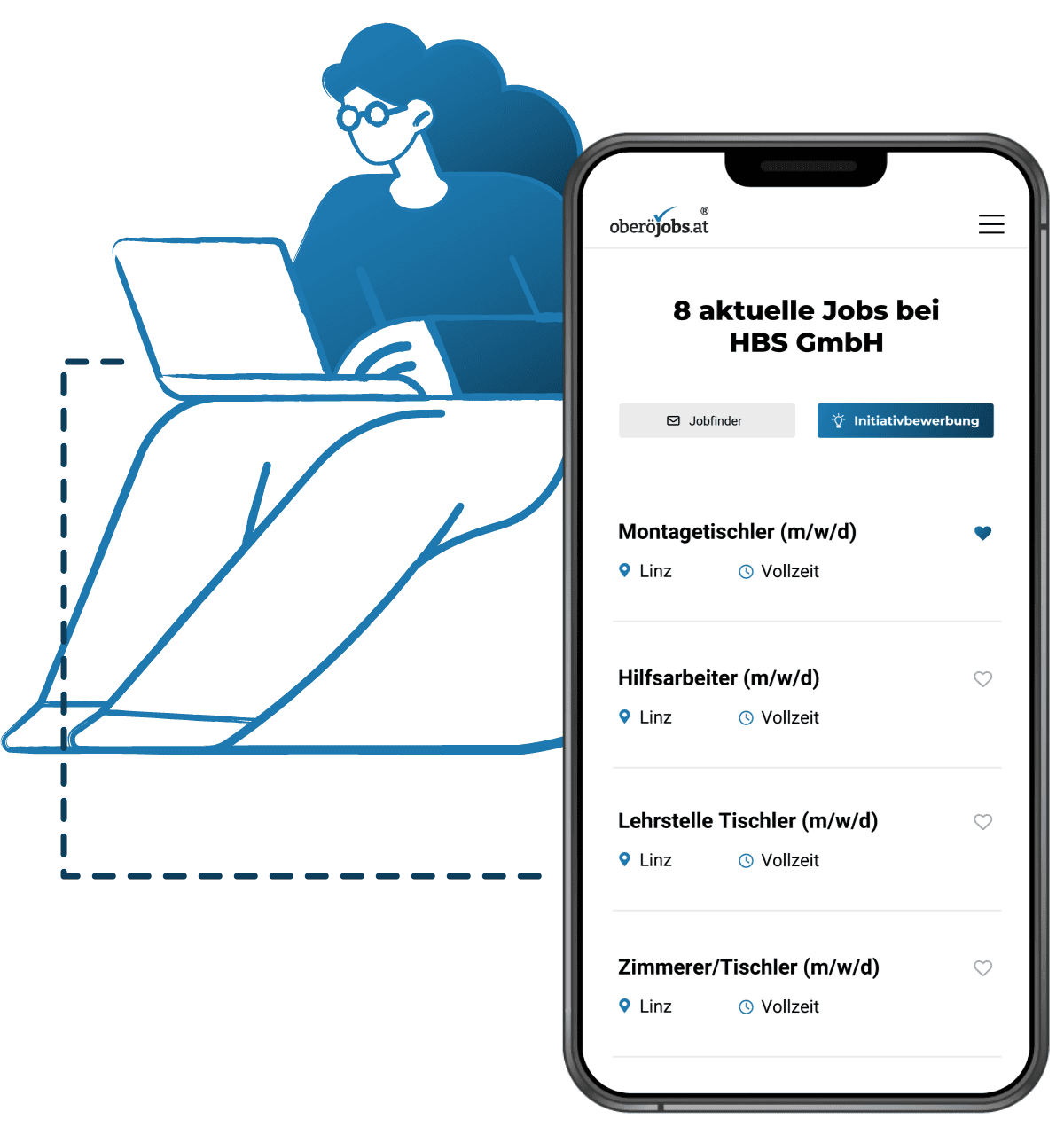 Stellenanzeigen Abgleich durch unseren JobMatcher