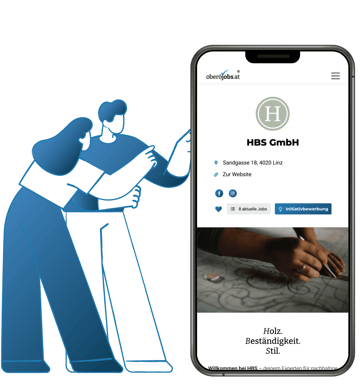 Arbeitgeberprofil auf oberöjobs.at