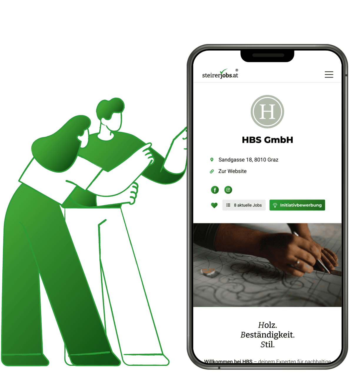 Arbeitgeberprofil auf steirerjobs.at