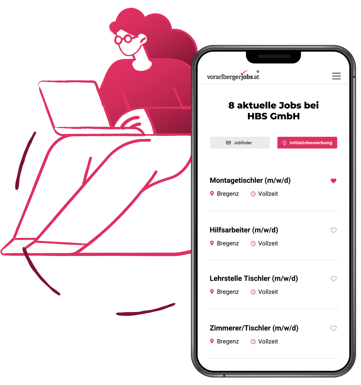 Stellenanzeigen Abgleich durch unseren JobMatcher