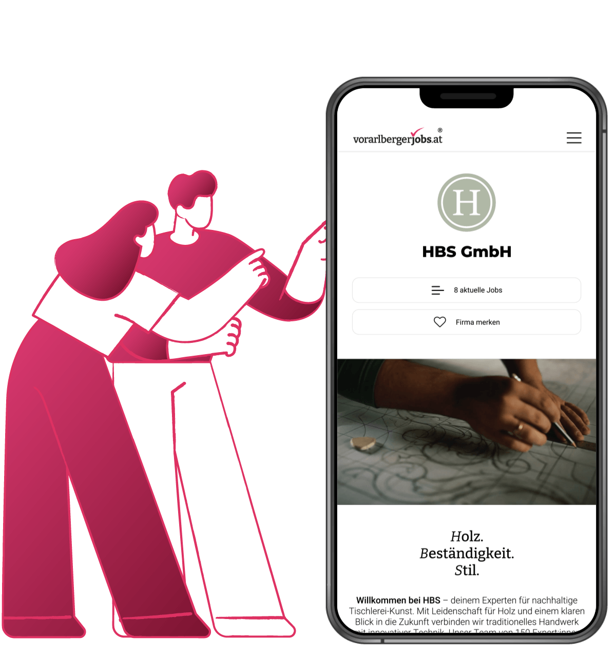 Arbeitgeberprofil auf vorarlbergerjobs.at