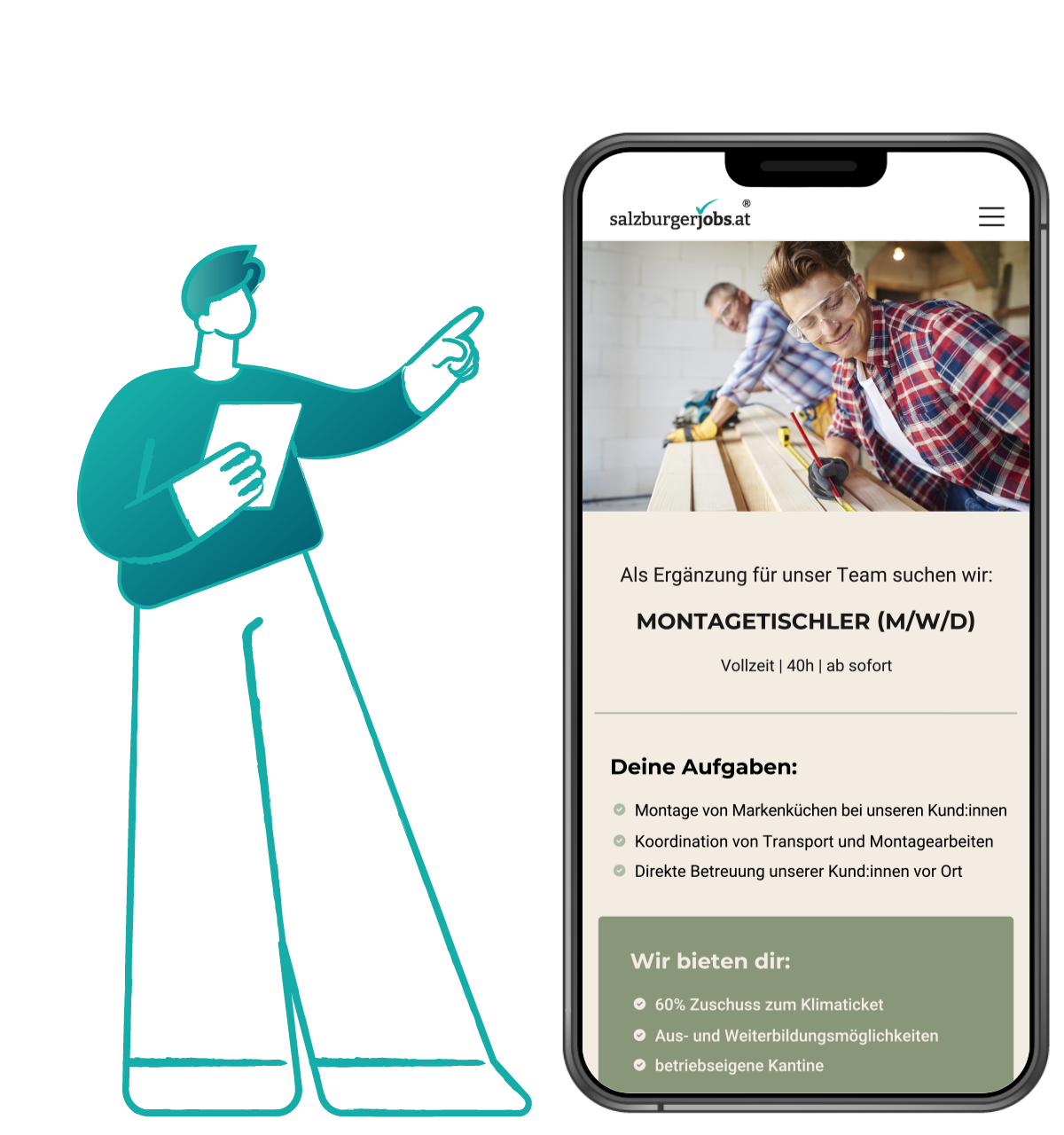 Stellenanzeigen im Corporate Design