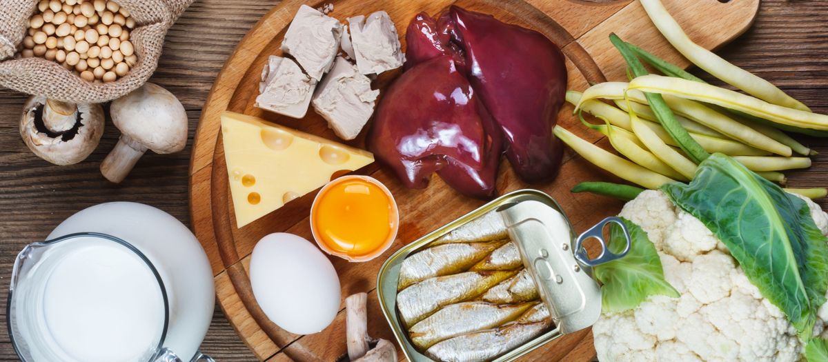 Biotin ist in vielen pflanzlichen und tierischen Lebensmitteln enthalten.