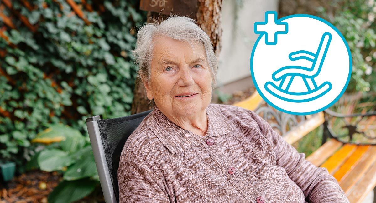 Symbol eines Therapie-Schaukelstuhls