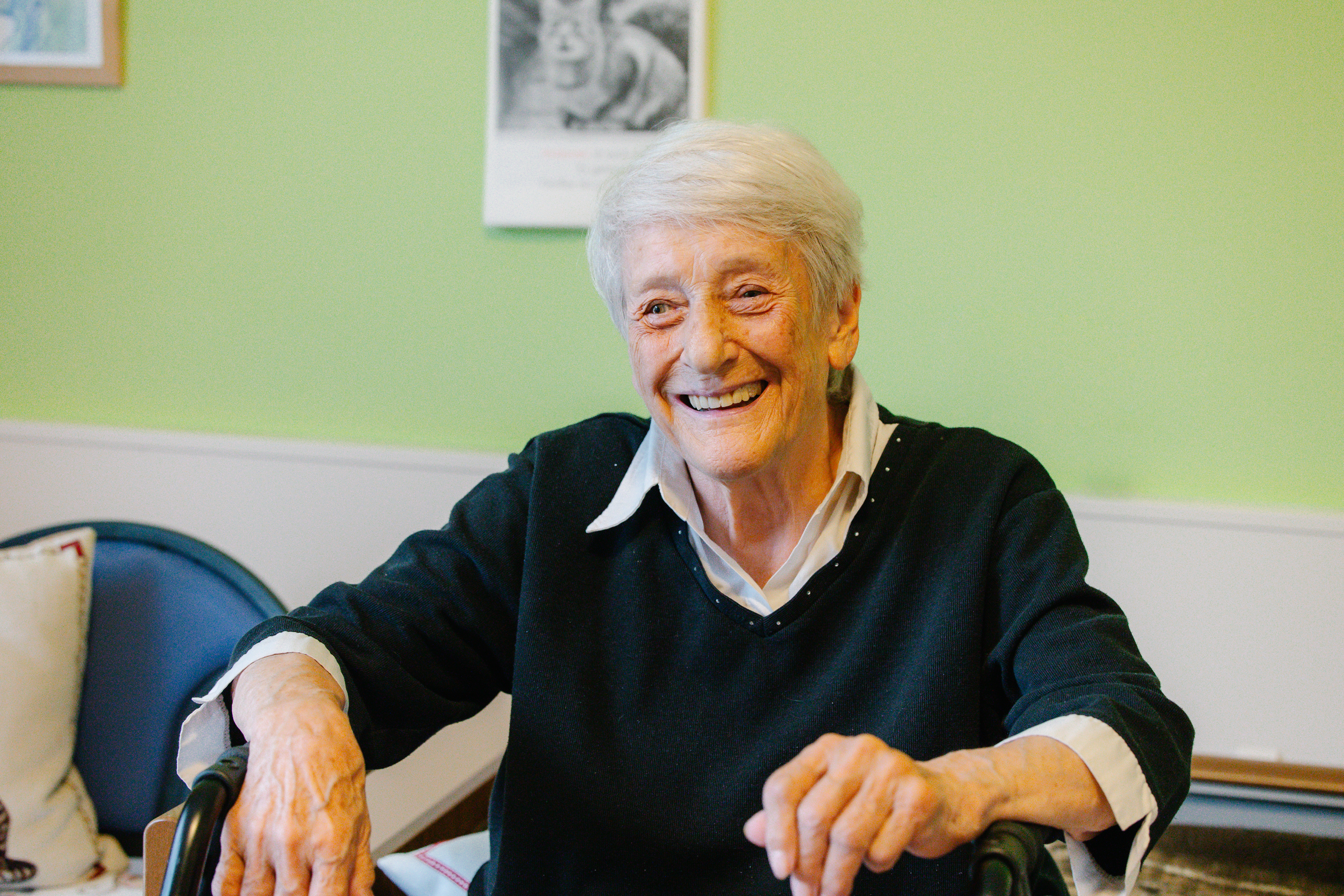 Porträt von Herta Stifter