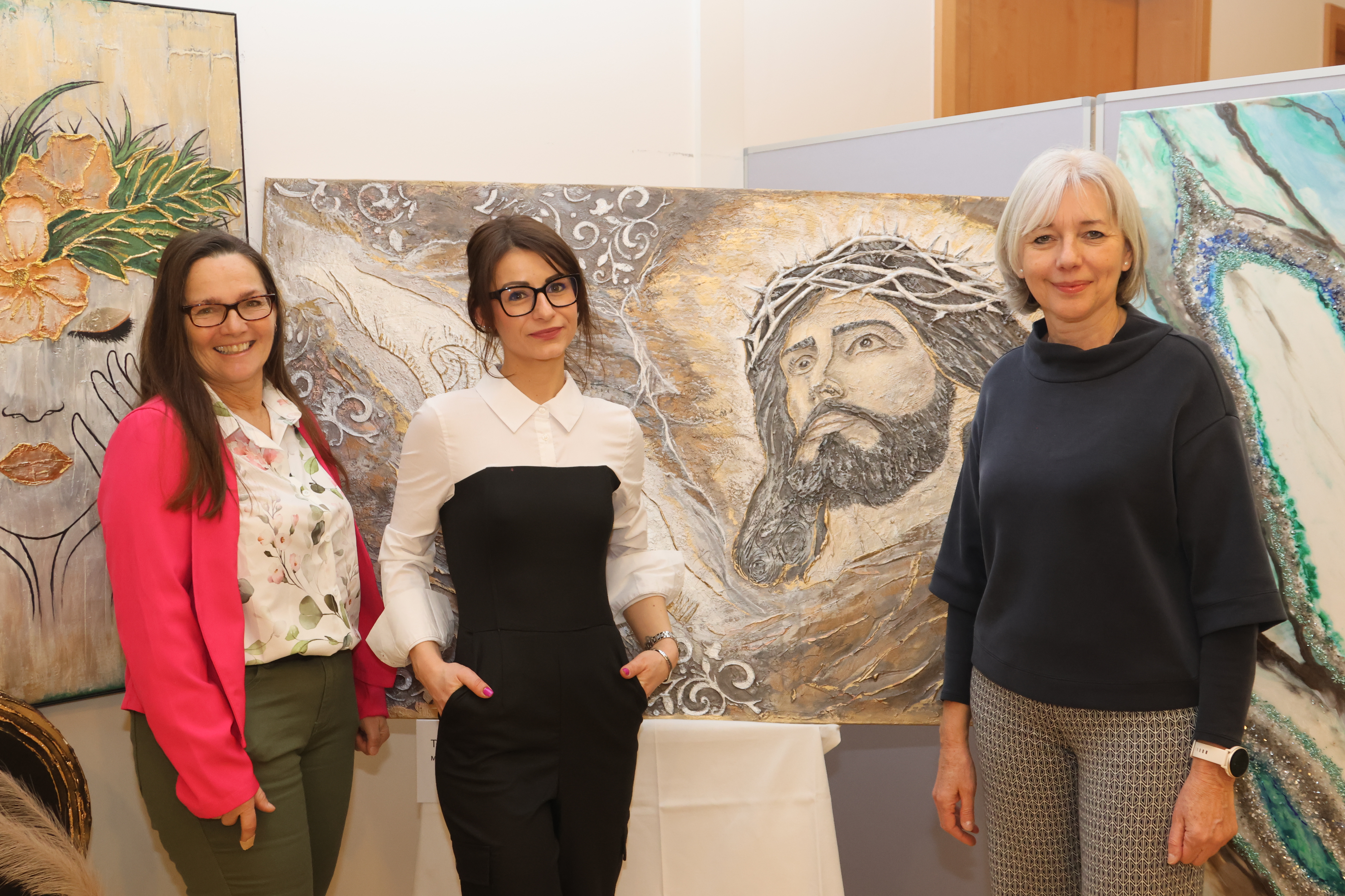 Gruppenfoto bei der Vernissage