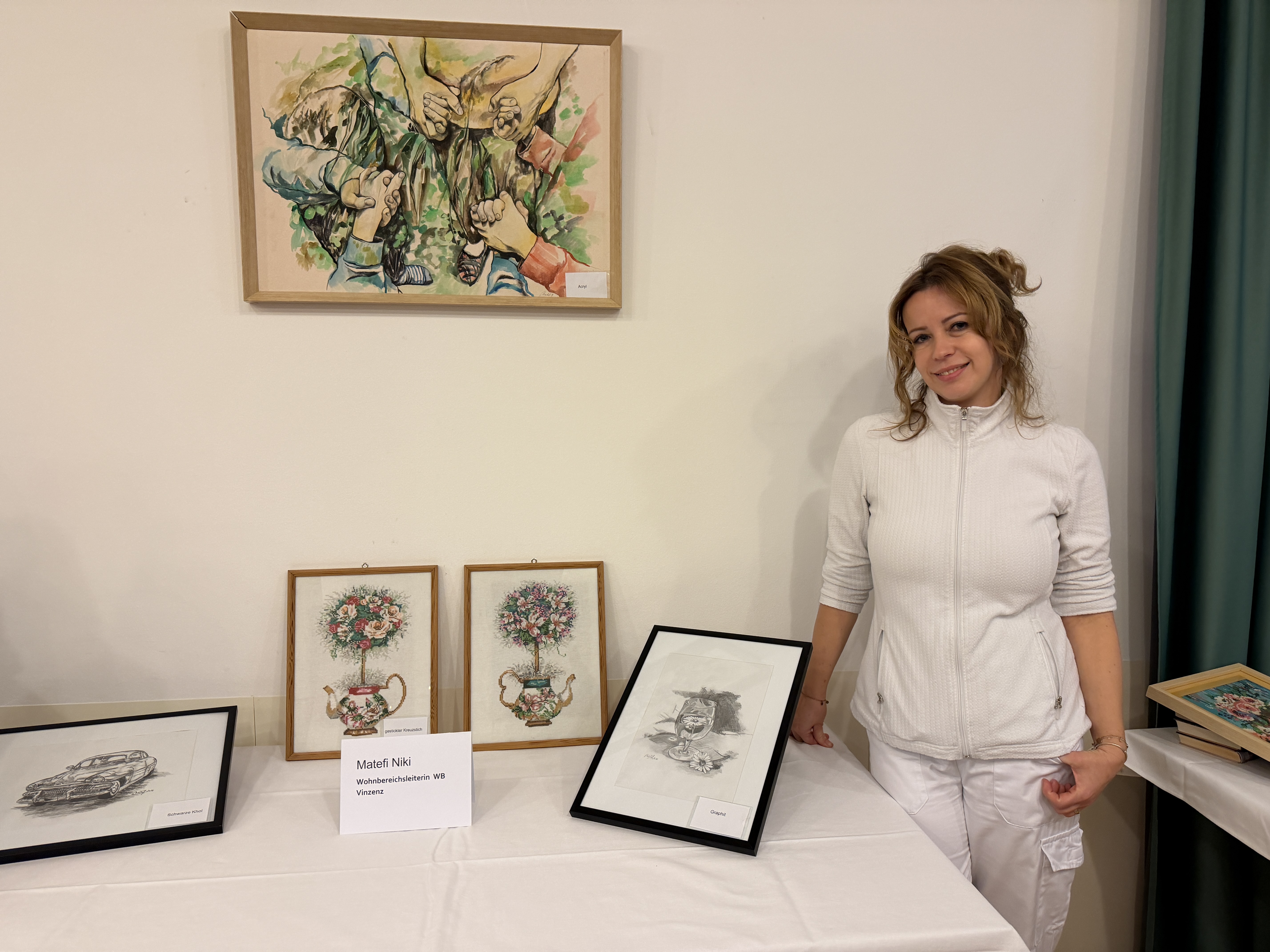 Pflegekraft und Künstlerin