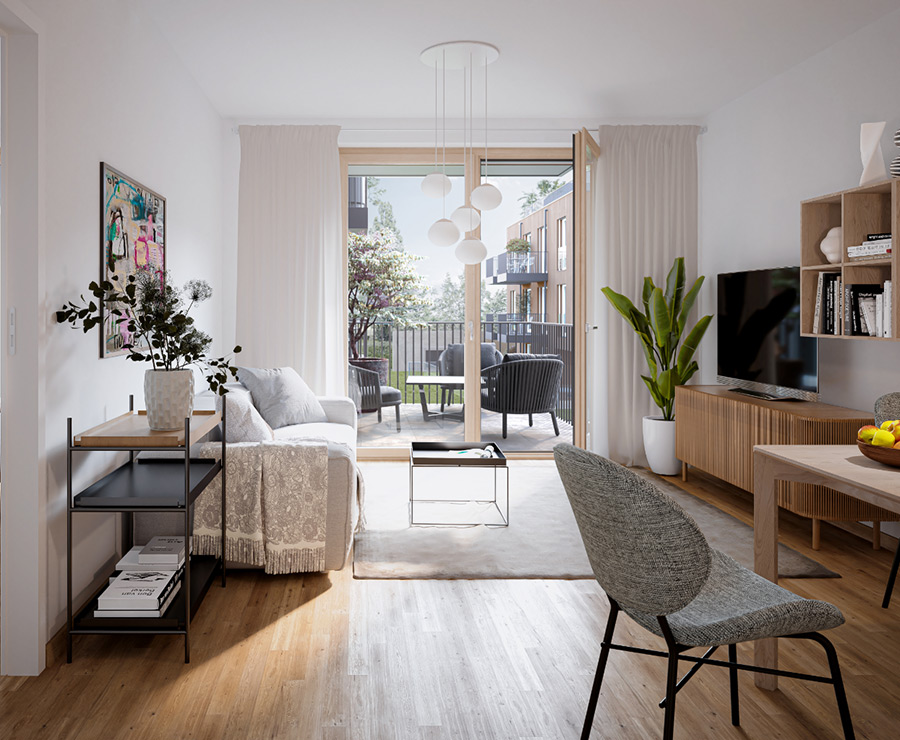 Gemütliche Wohnung mit Balkon