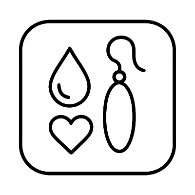 Pictograma reprezentand produse hipoalergenice si rezistente la apa