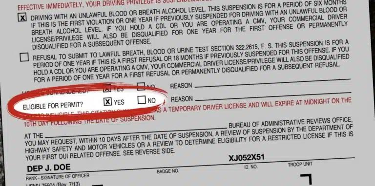 DUI Citation