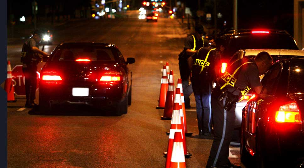 Police in traffic