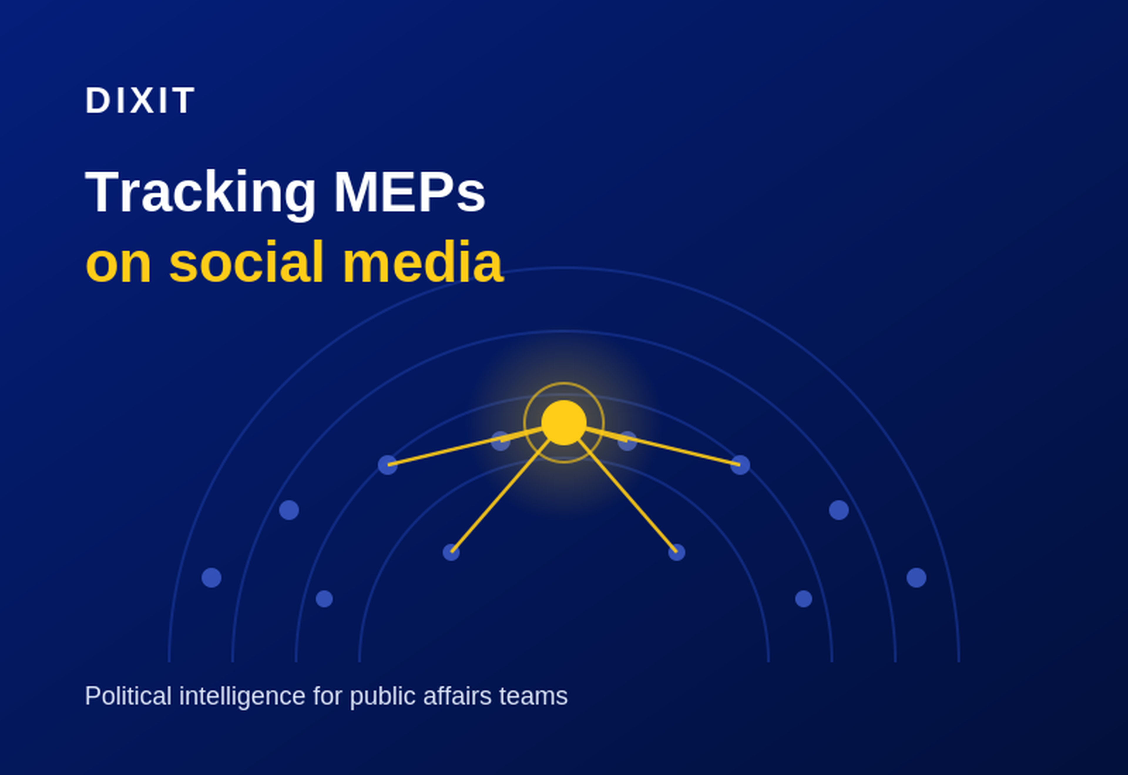 Tracking MEPs on social media