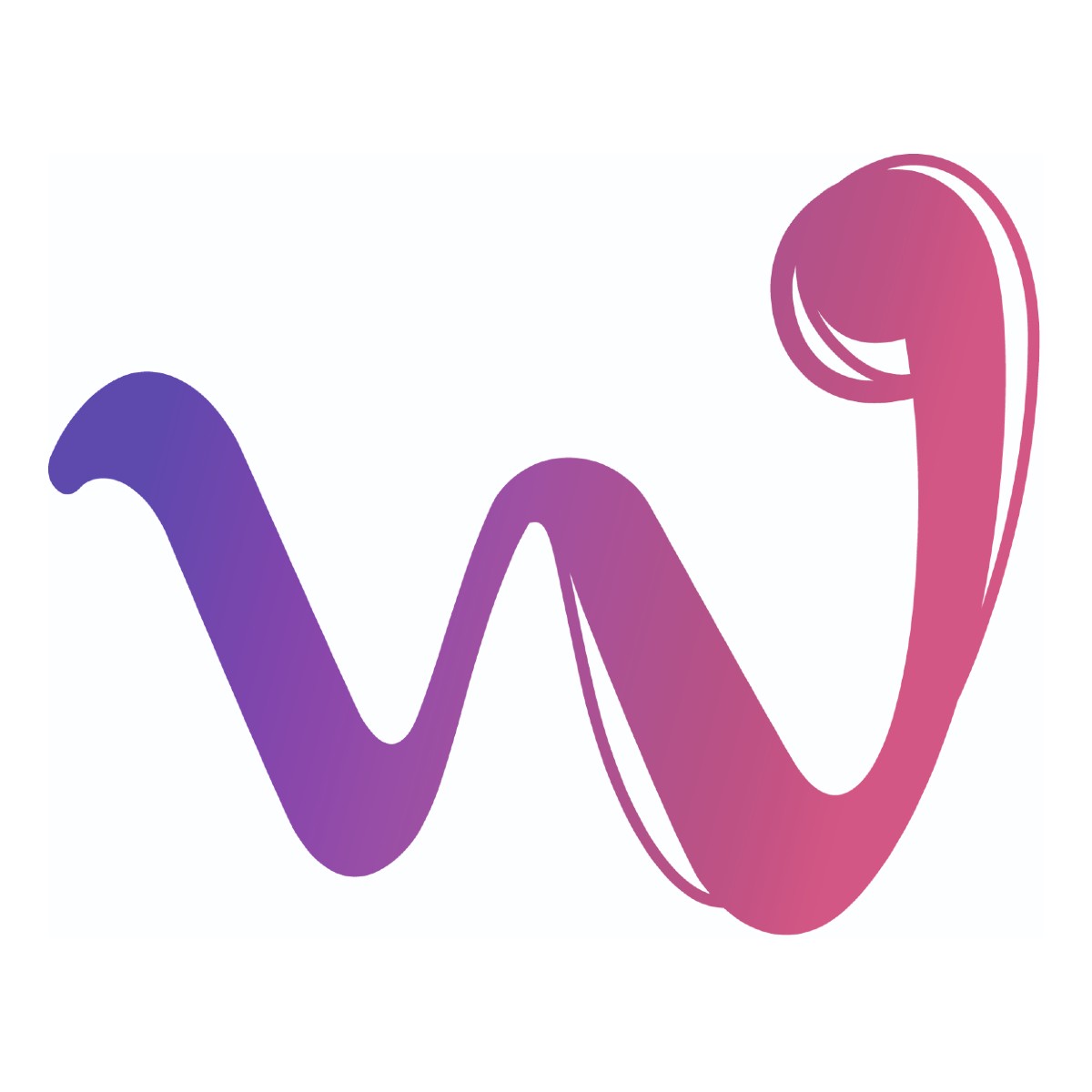 Das geschwungene W aus dem Vinzenz Kliniken Wien Logo