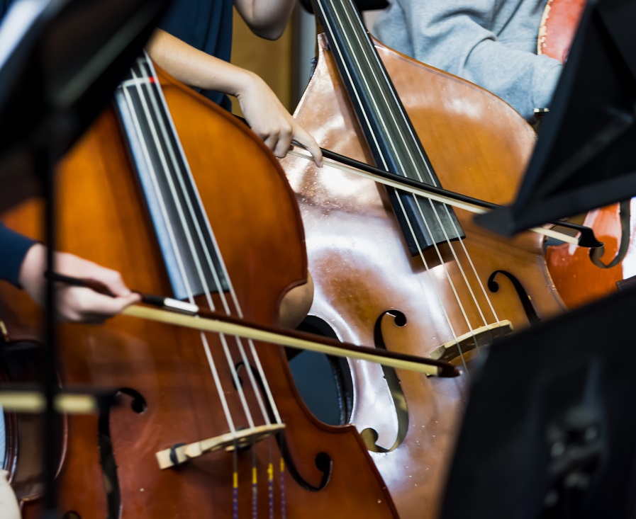 Ein Kontrabass