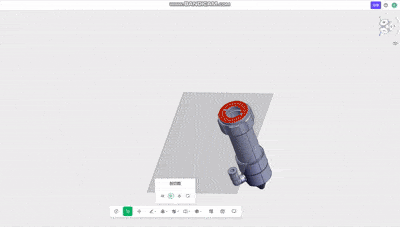 3D一览通支持爆炸、剖切、测量等交互式查看操作