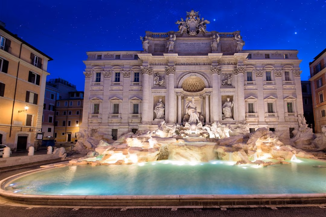 Trevi Fountain in Italy