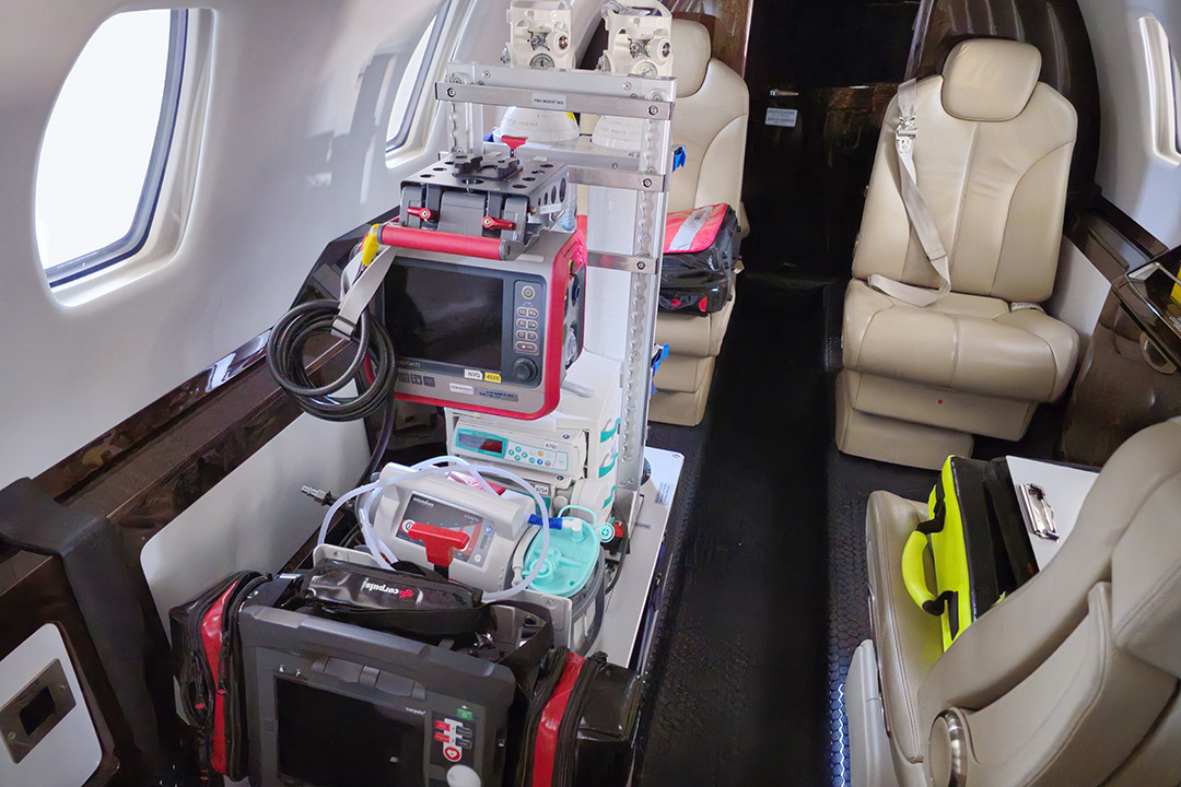 ICU equipments on board ICU equipments on board