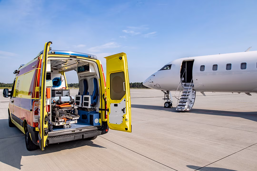 Air ambulance cost from Germany to India