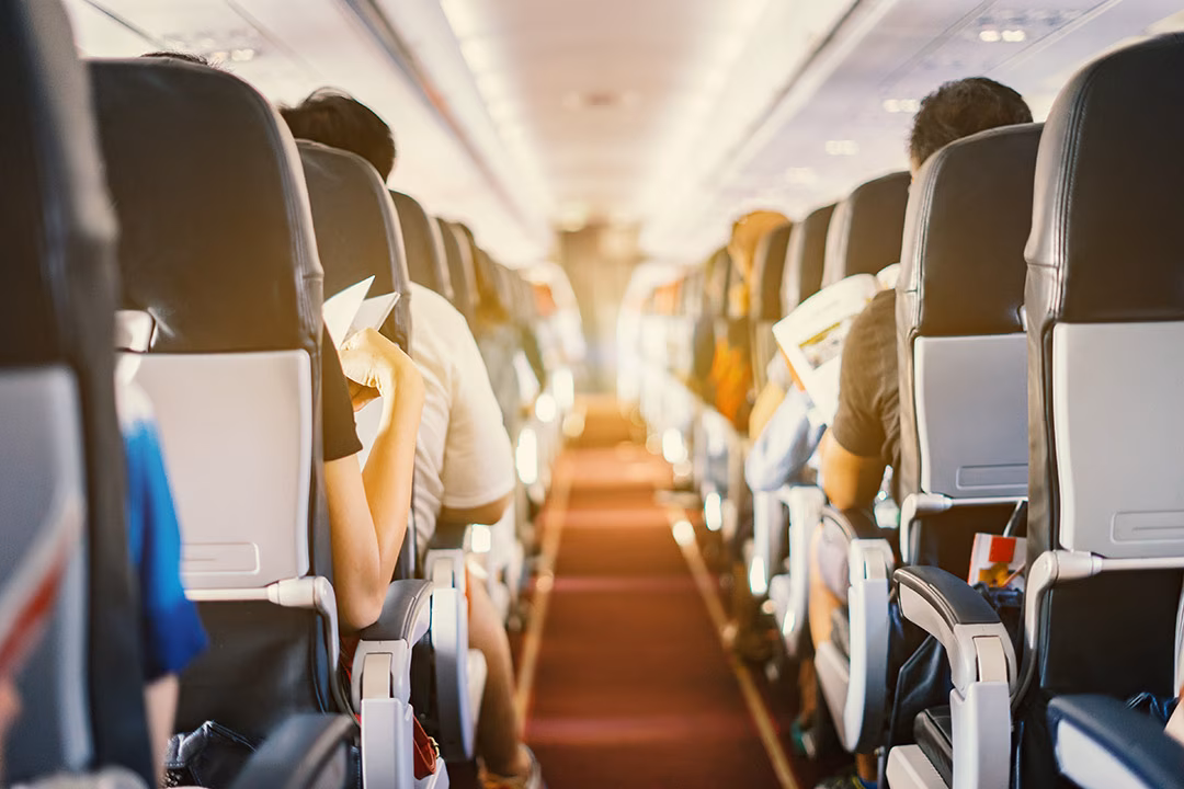 Medical repatriation on a commercial flight