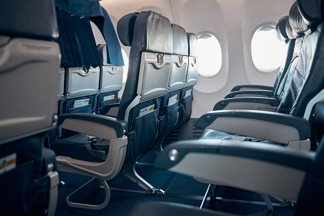 Commercial plane indoor