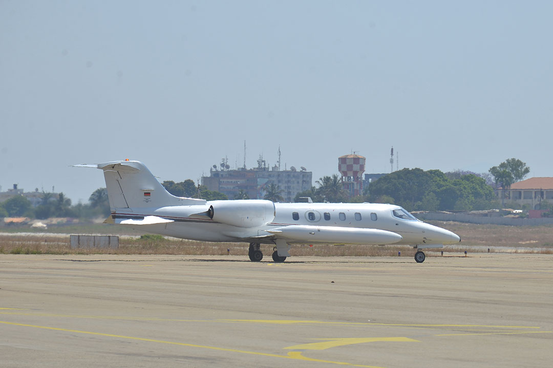 An ambulance aircraft