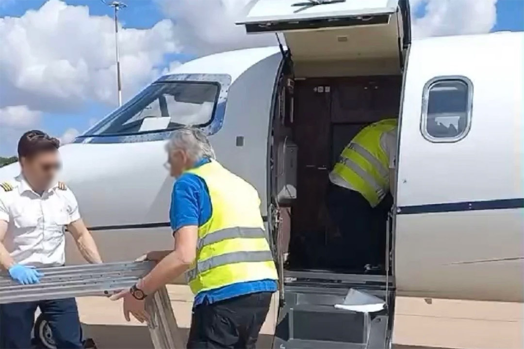 Preparing an air ambulance flight