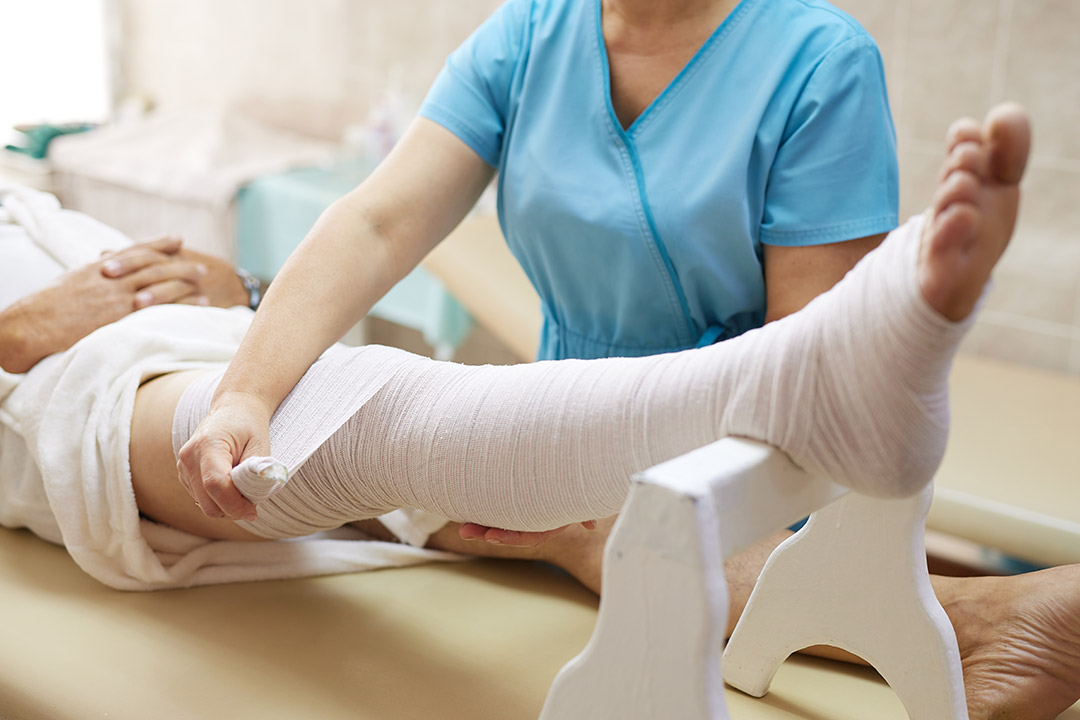 A patient in cast A patient in cast
