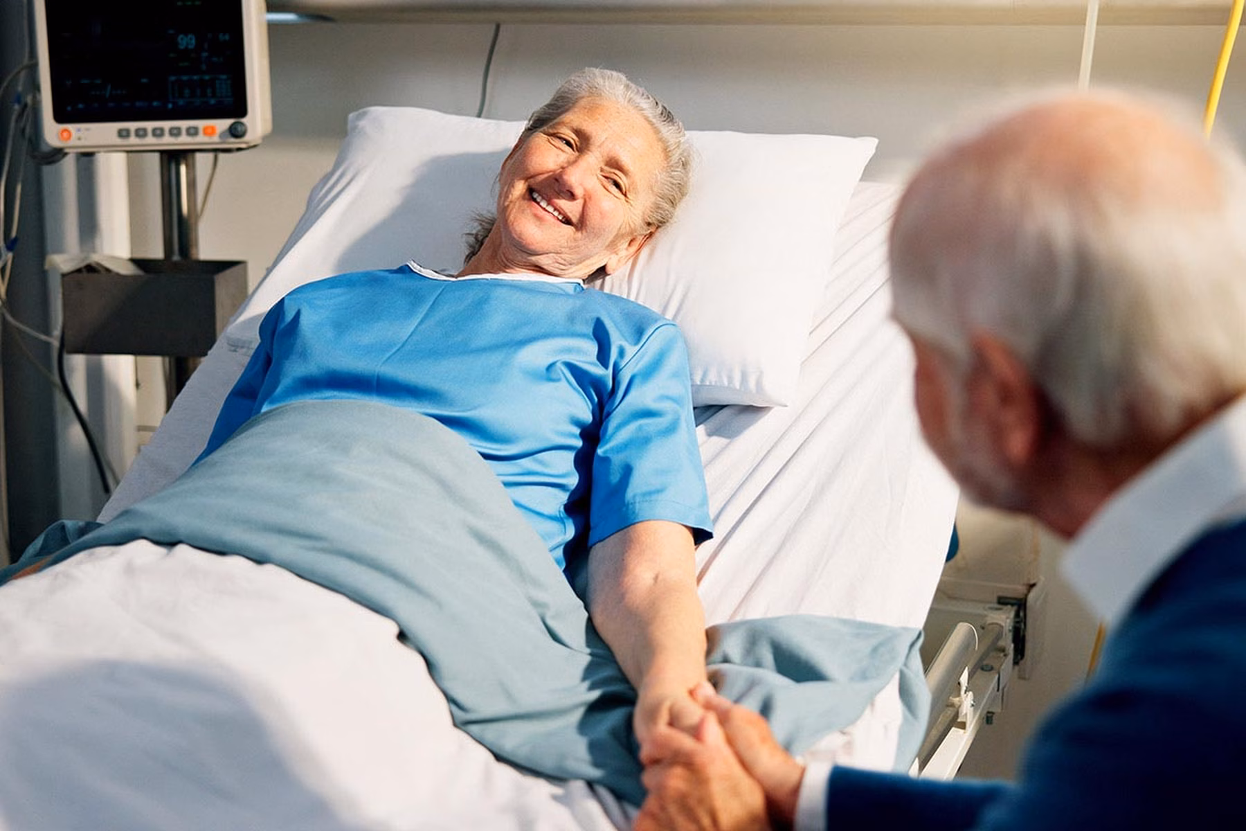 An old bedridden patient
