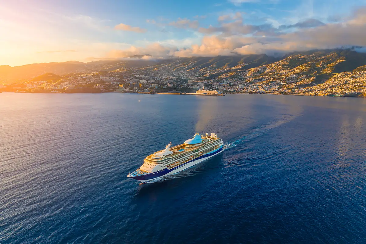 A cruise ship