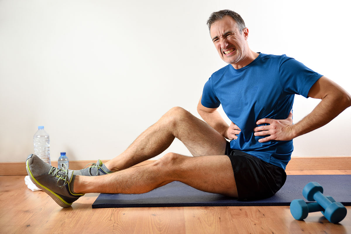 Broken hip pain
