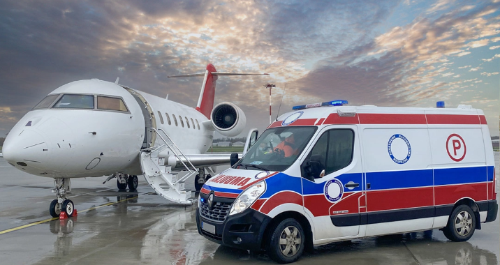 A ground and air ambulance
