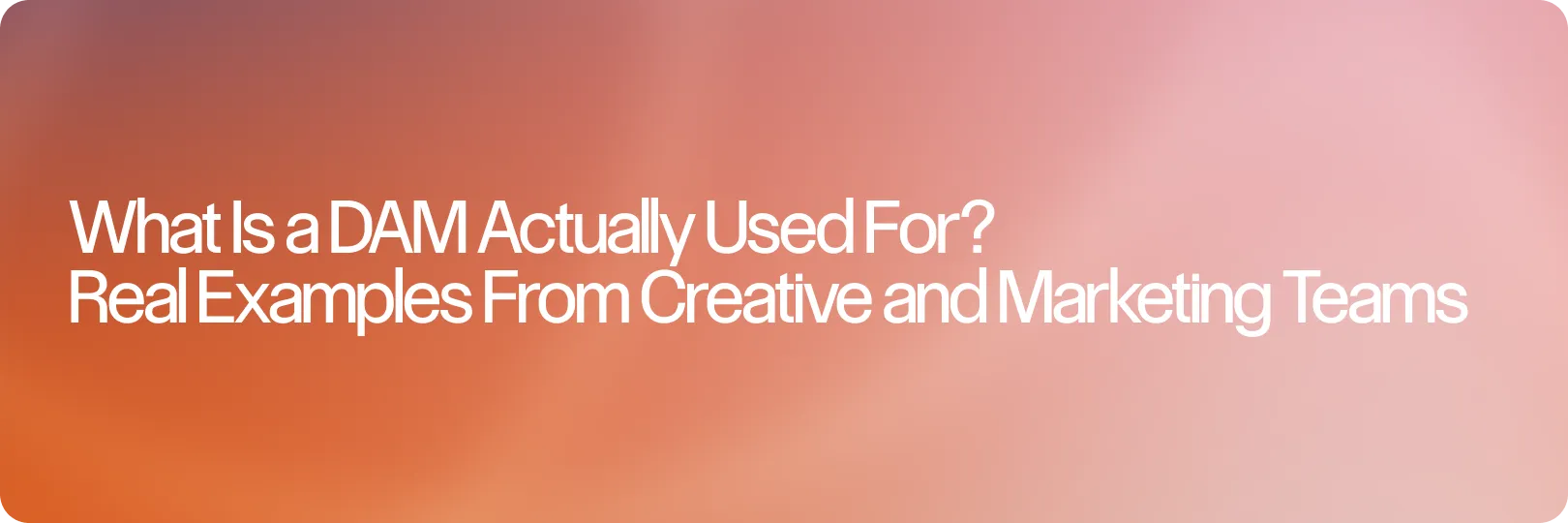 What Is a DAM Actually Used For? Real Examples From Creative and Marketing Teams