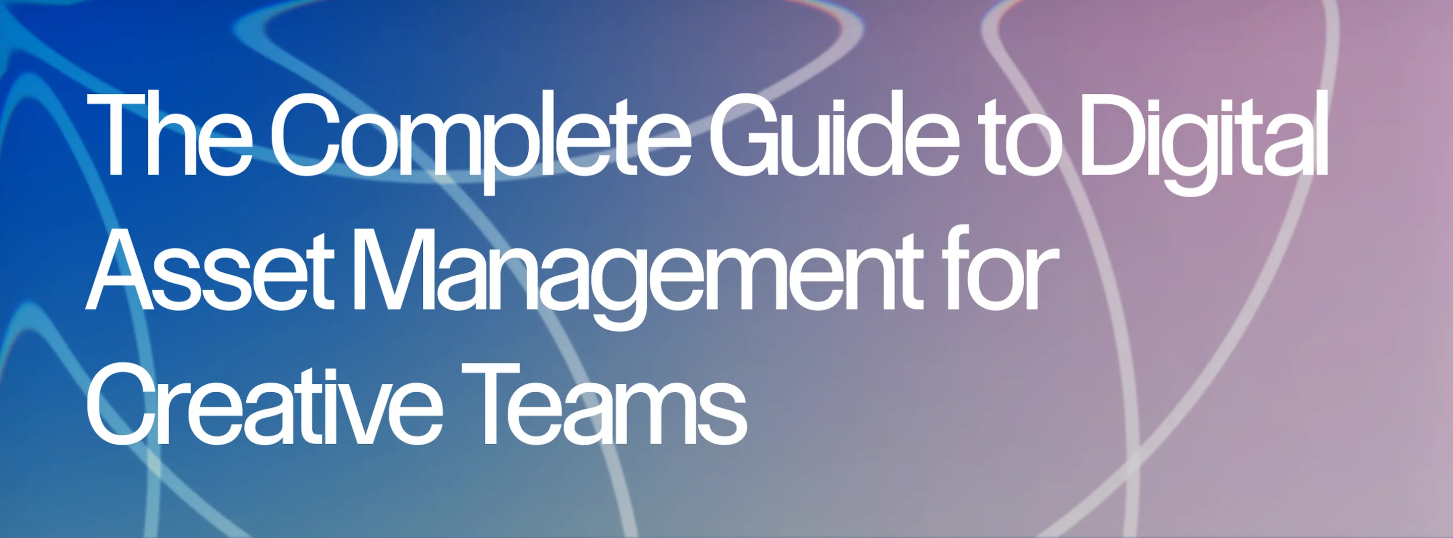 The Complete Guide to Digital Asset Management for Creative Teams