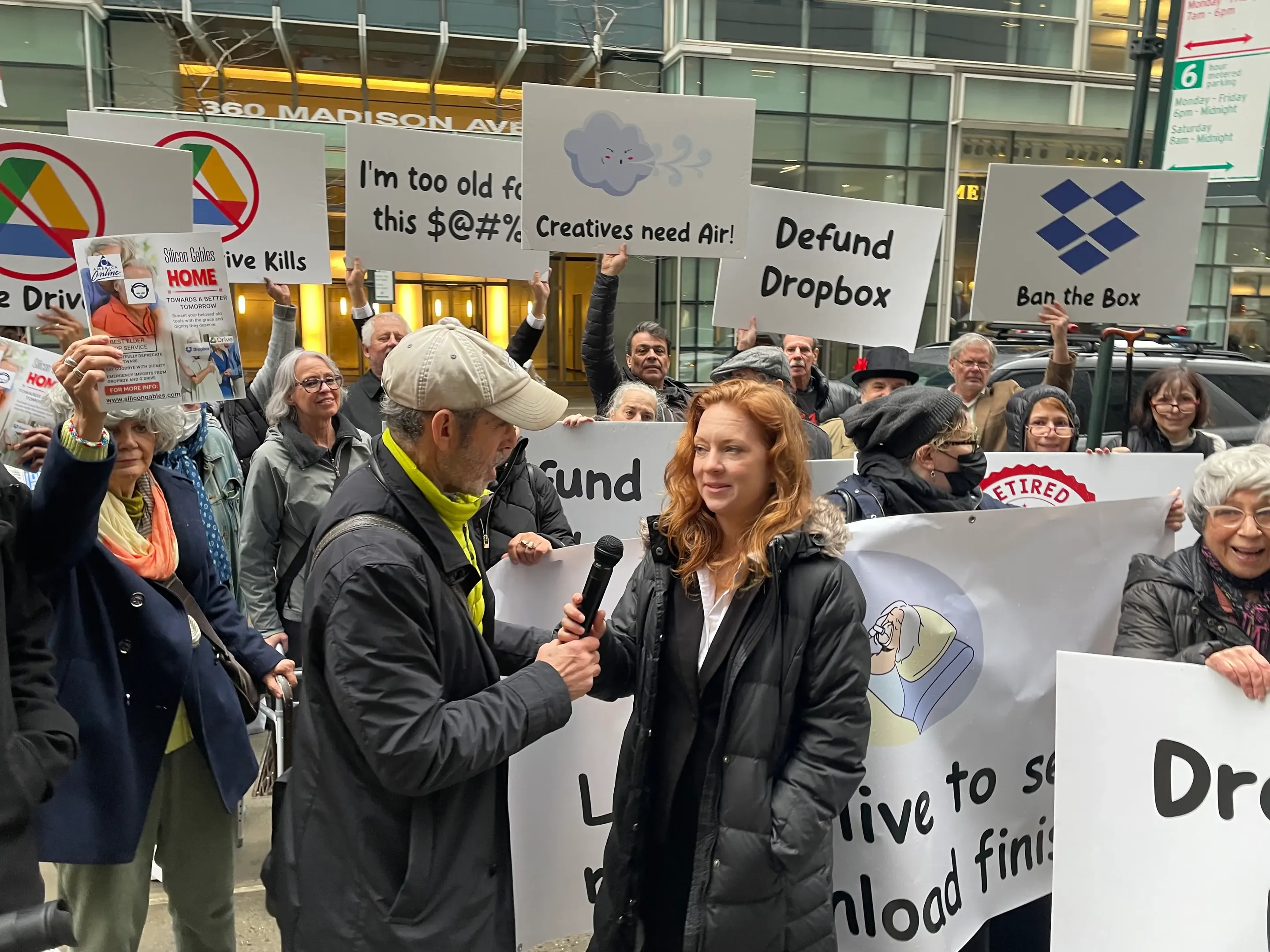 Why we sent 30 elderly people to protest an Adweek Conference
