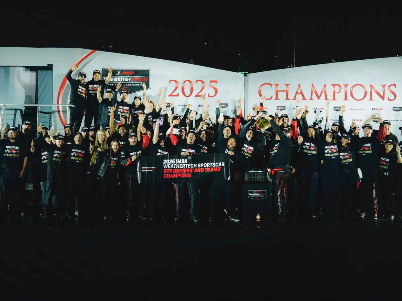 Porsche Penske Motorsports celebrates IMSA Championship 2025.
