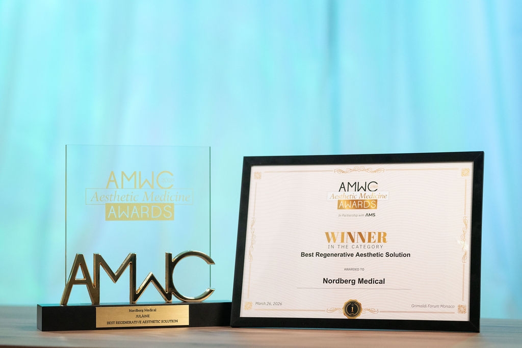 Nordberg Medical announces receipt of AMWC 2026 Award for JULÄINE™