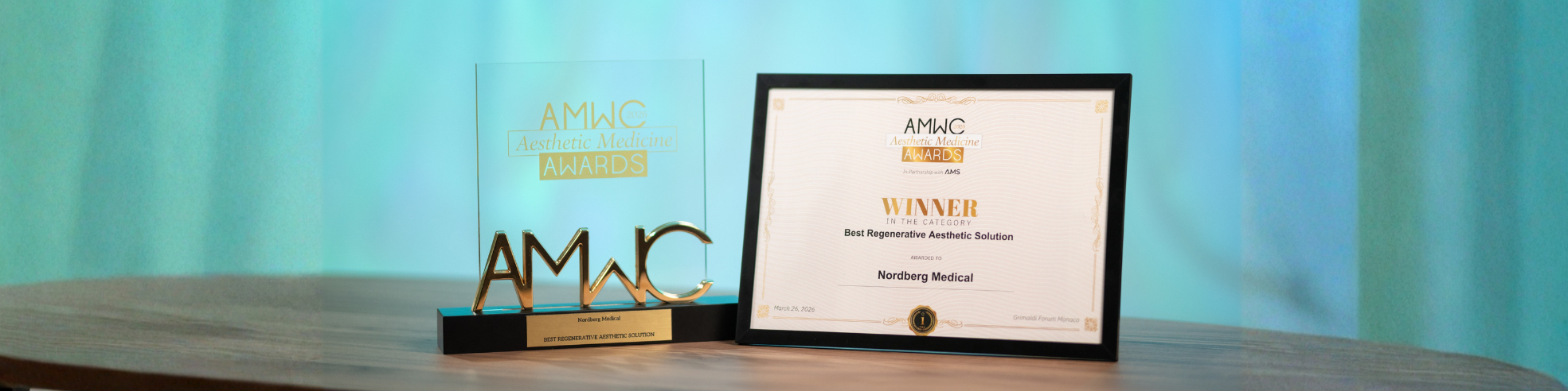 nordberg medical anuncia la recepcion del premio amwc 2026 para PLLA-LASYNPRO™