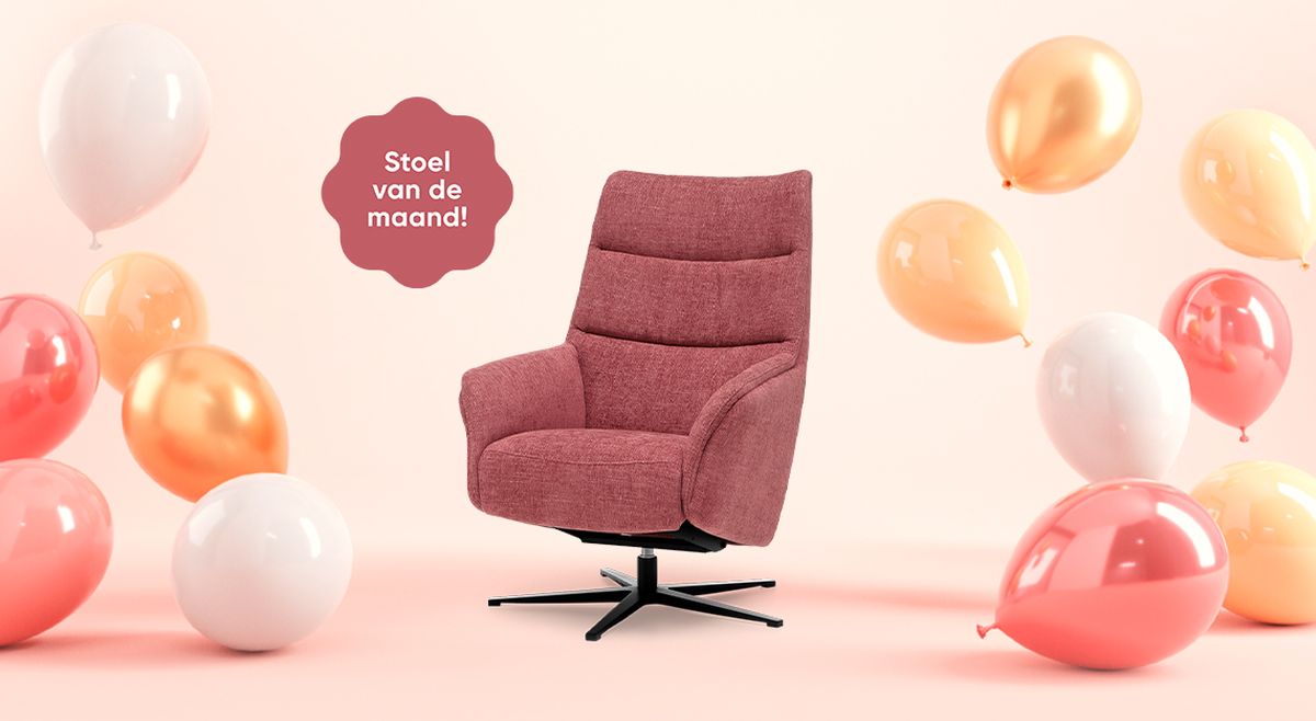 De prachtige relaxfauteuil Pellaro is stoel van de maand september!