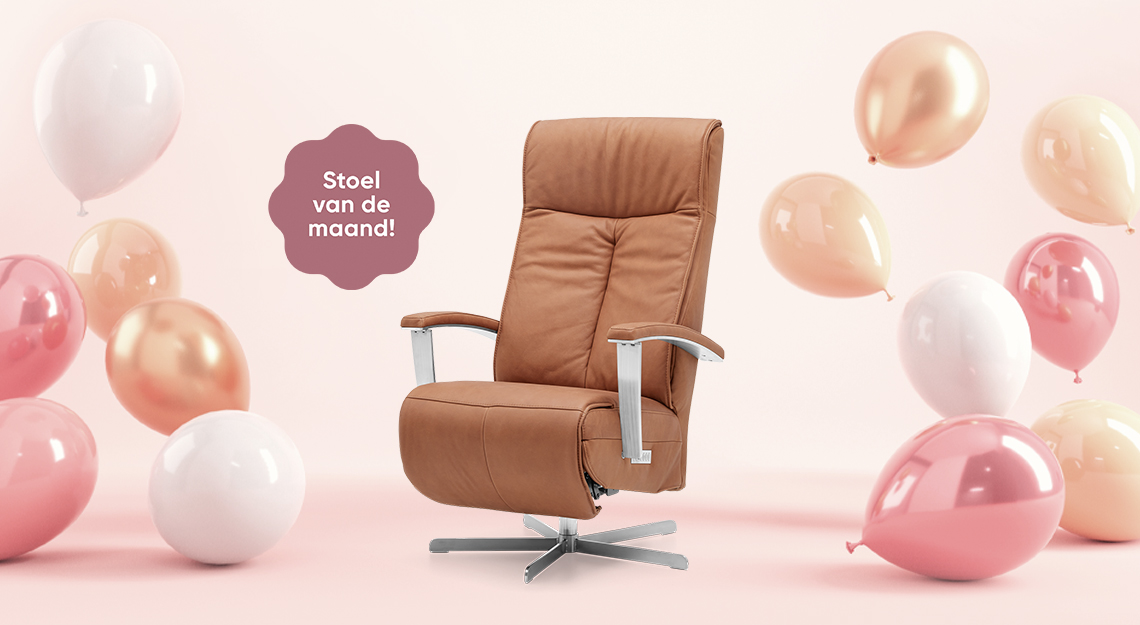 Feestelijk ontspannen in stoel van de maand december Tirso