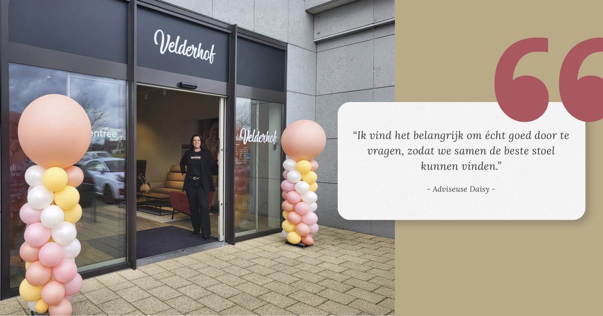 Loop een dagje mee met adviseur Daisy in de Velderhof winkel in Papendrecht