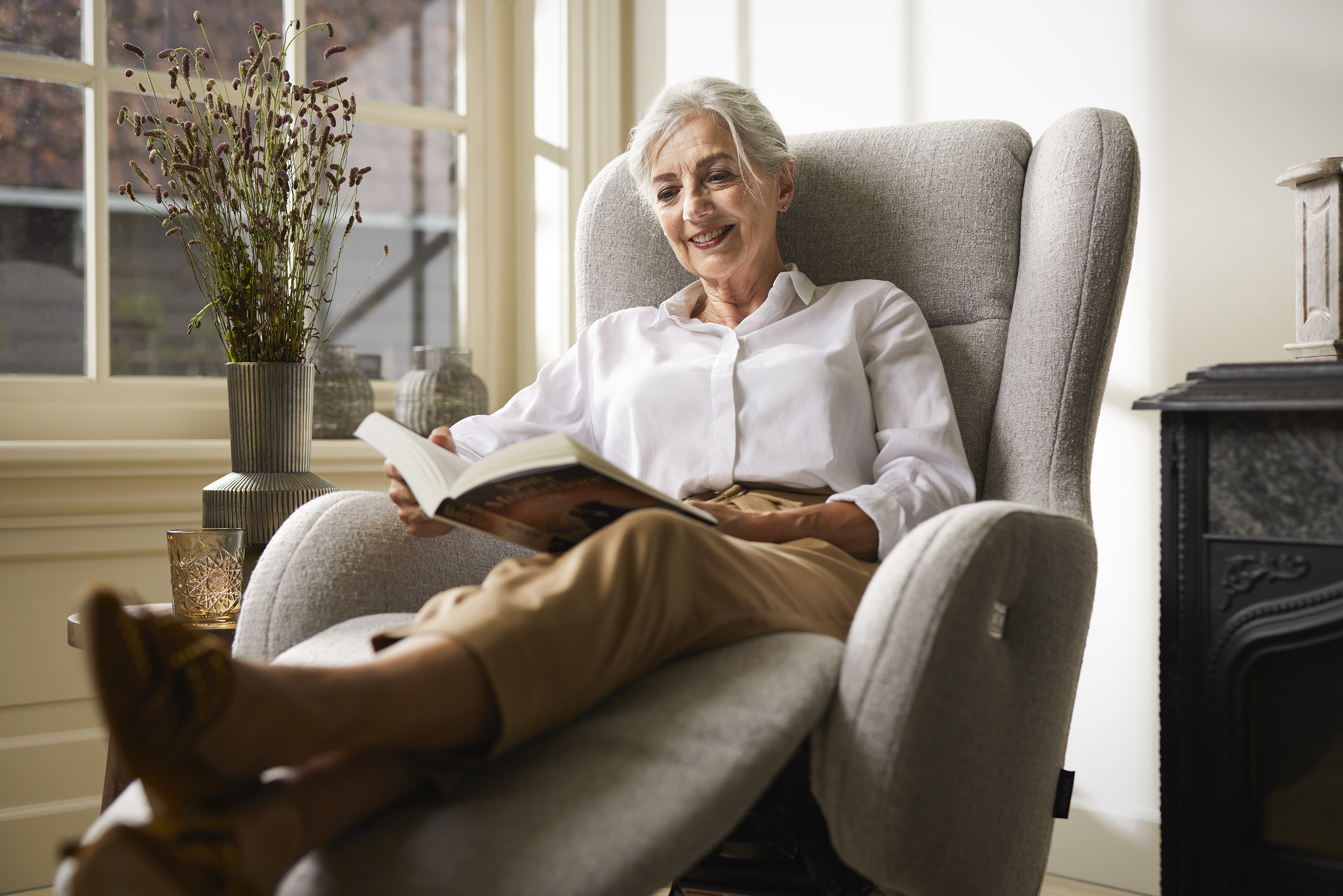 Zit u goed? Dan leest u beter!