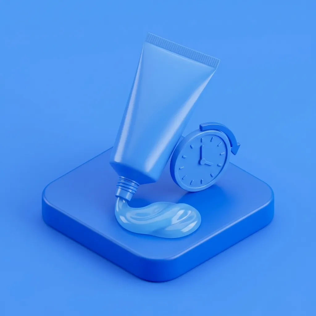 Tube of delay gel for reduced sensitivity
