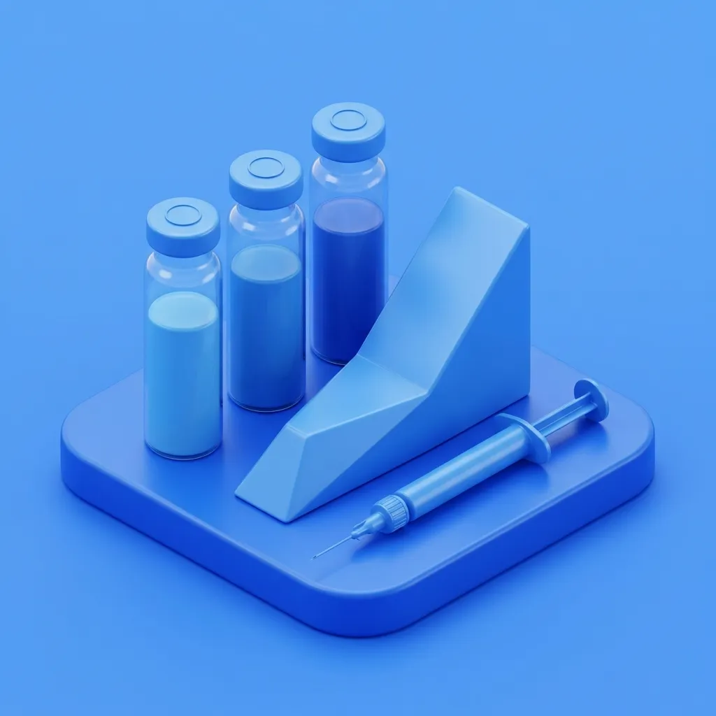 Illustration of Aqualyx jawline 3-vial fat dissolving at Menscape men's clinic Bangkok