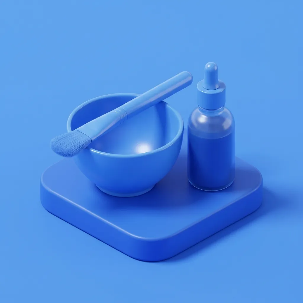 Illustration of medical facial treatment for men at Menscape men's clinic Bangkok