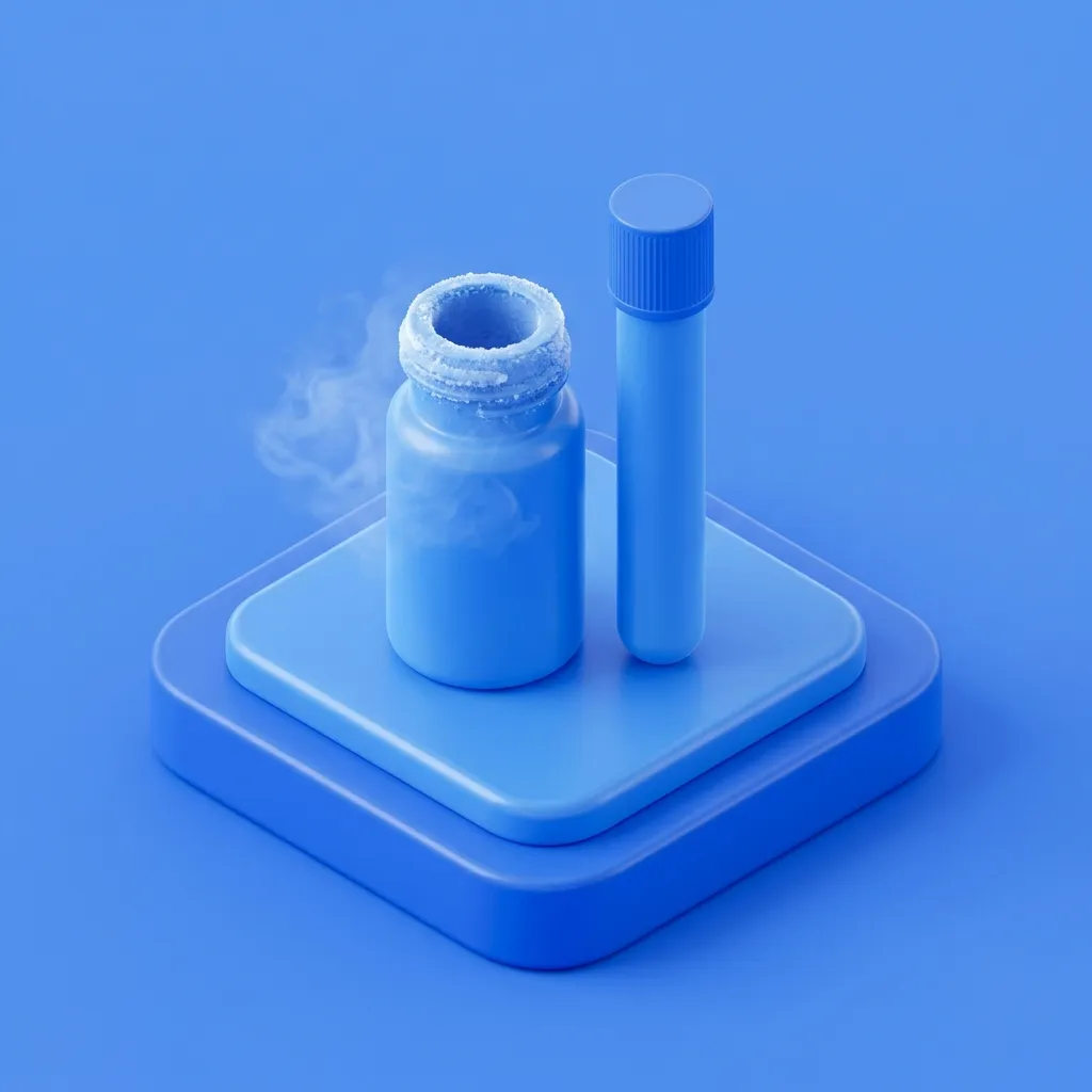 Illustration of sperm cryopreservation at Menscape men's clinic Bangkok