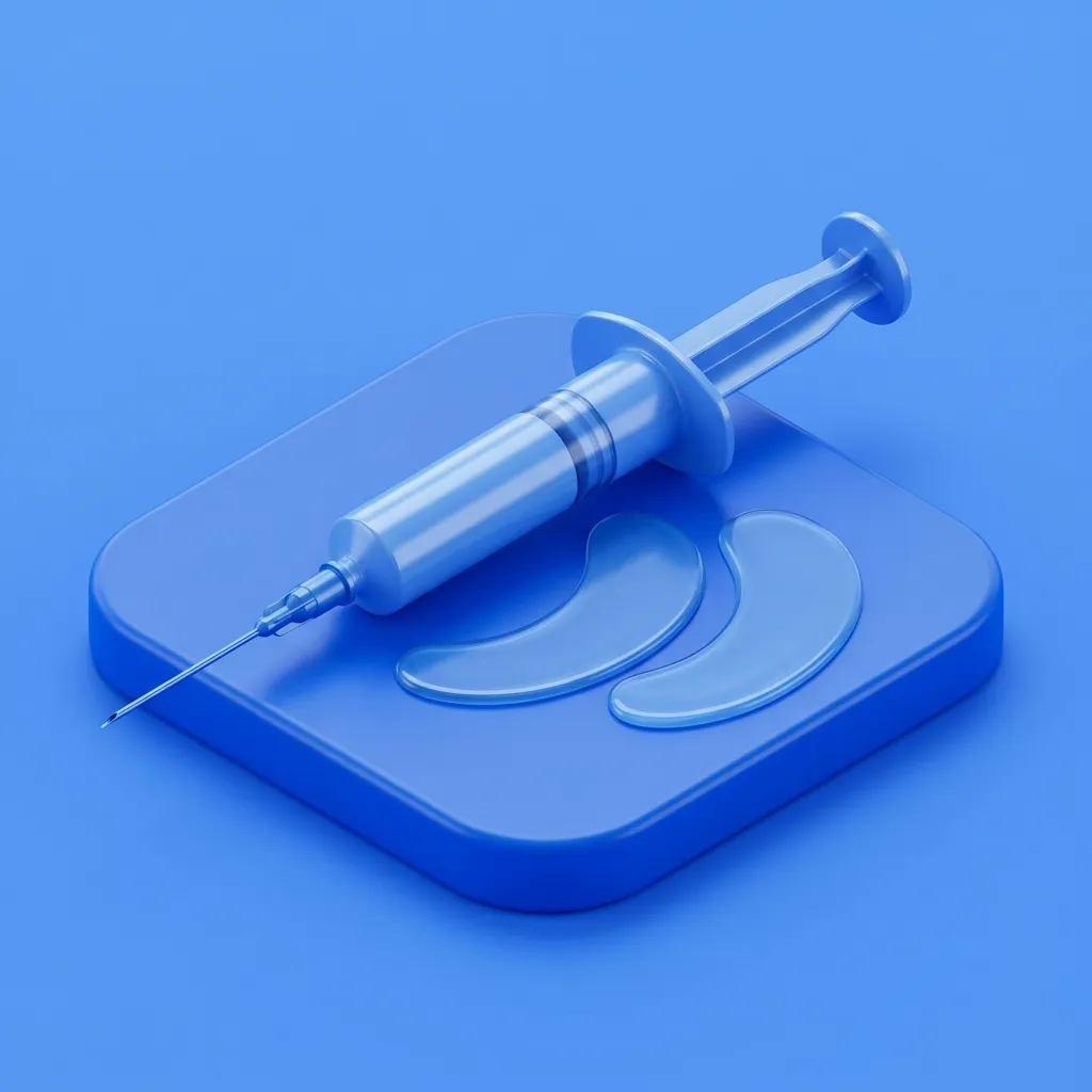 Illustration of Rejuran i eye polynucleotide treatment at Menscape men's clinic Bangkok