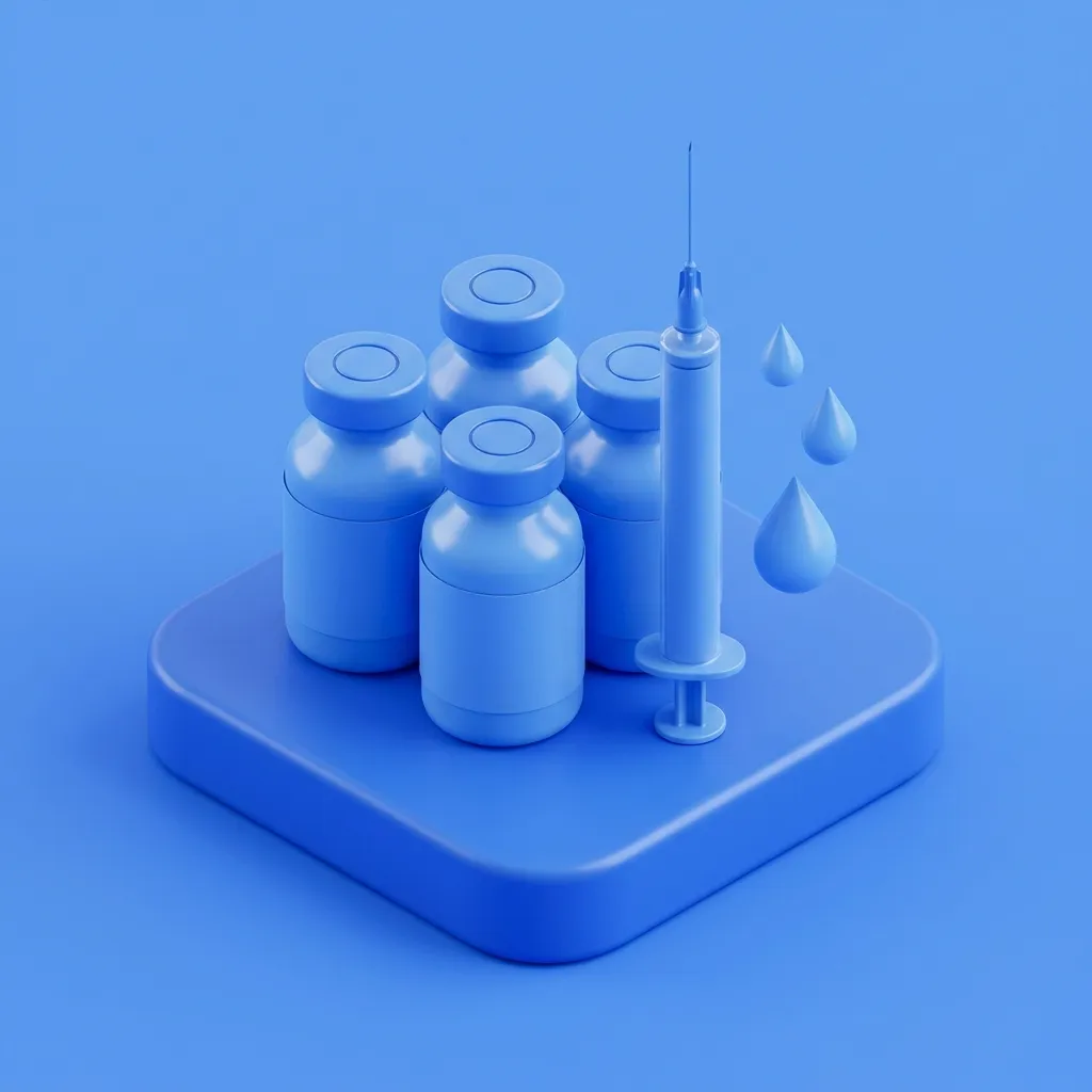 Illustration of Kybella total 4-vial fat dissolving protocol at Menscape men's clinic Bangkok