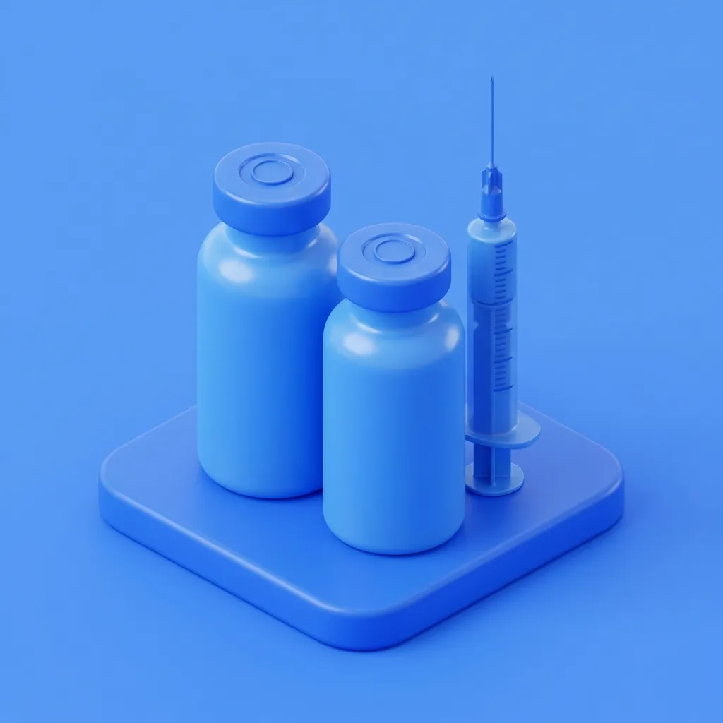 Illustration of a MIC plus B12 metabolism injection at Menscape men's clinic Bangkok