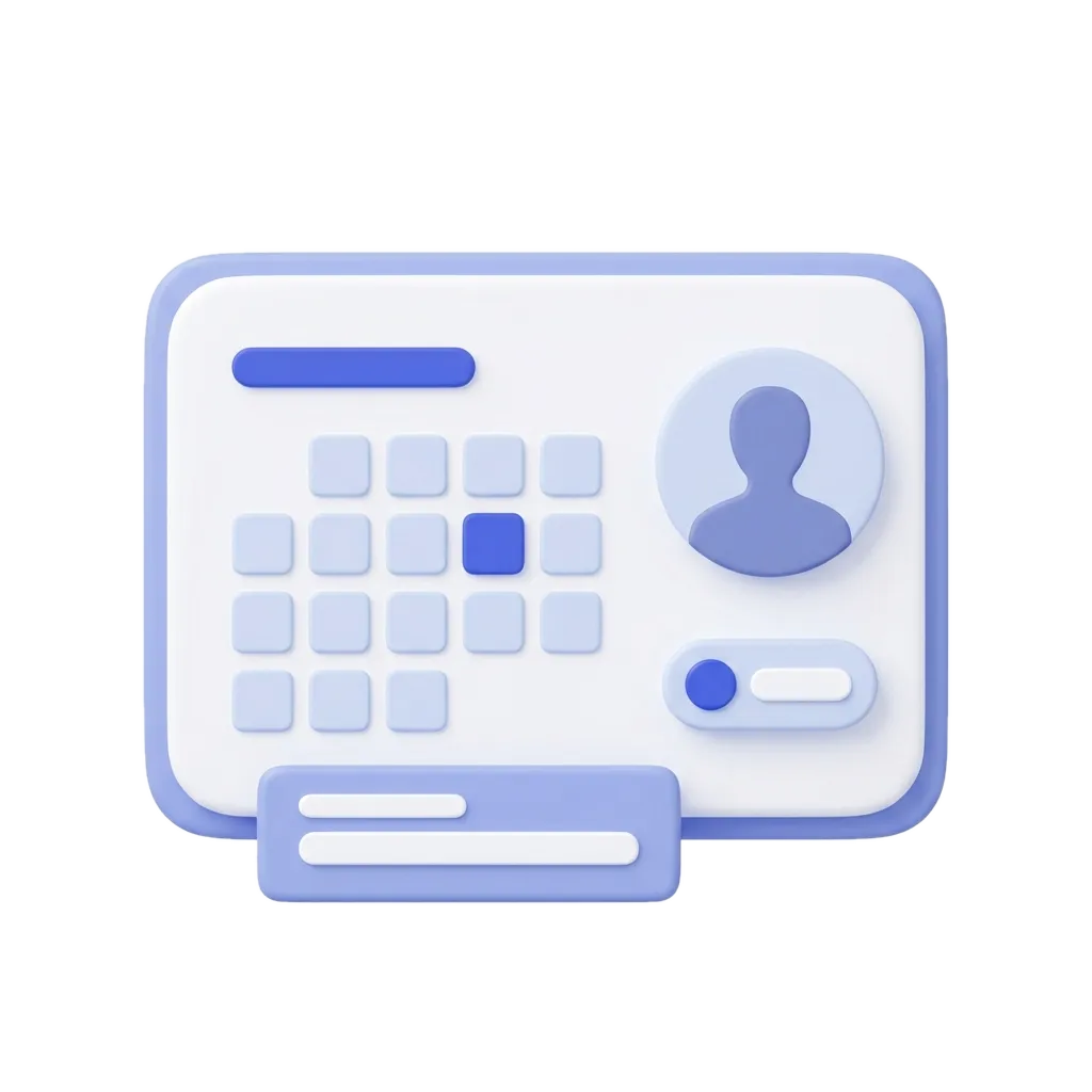 Follow-up appointment scheduling panel